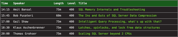 EightKB Schedule